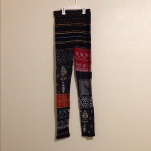 Free People Patterned Leggings